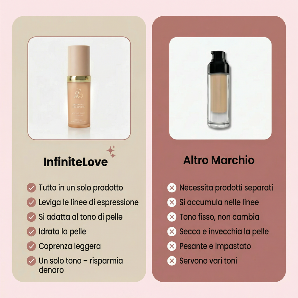 Fondotinta anti-età con SPF 50 – Si adatta al tuo incarnato